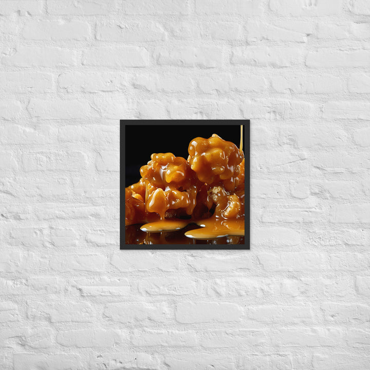 Caramel Popcorn Framed poster 🤤 from Yumify.AI