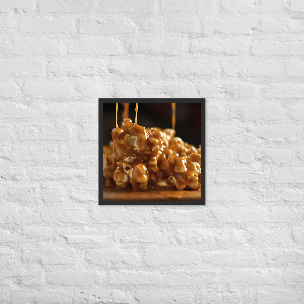Caramel Popcorn Framed poster 🤤 from Yumify.AI