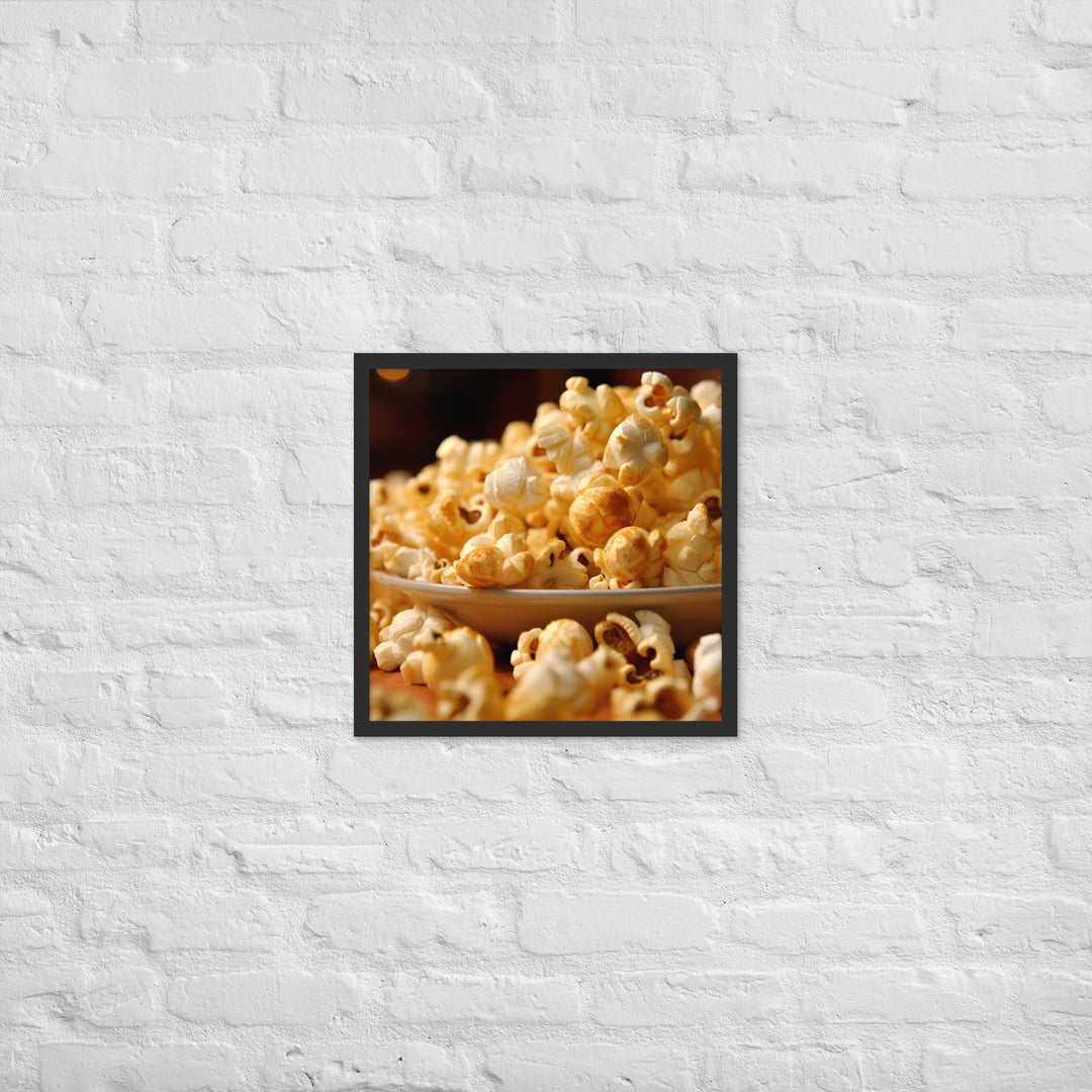 Buttered Popcorn Framed poster 🤤 from Yumify.AI