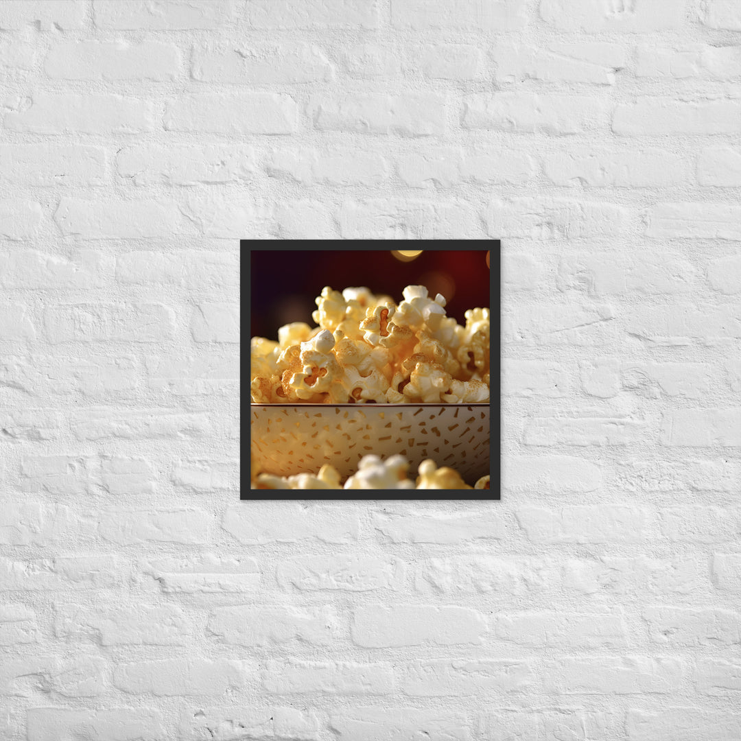 Buttered Popcorn Framed poster 🤤 from Yumify.AI