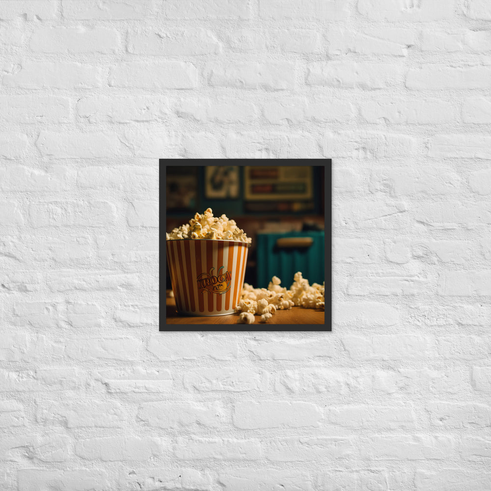 Popcorn and a Movie Framed poster 🤤 from Yumify.AI