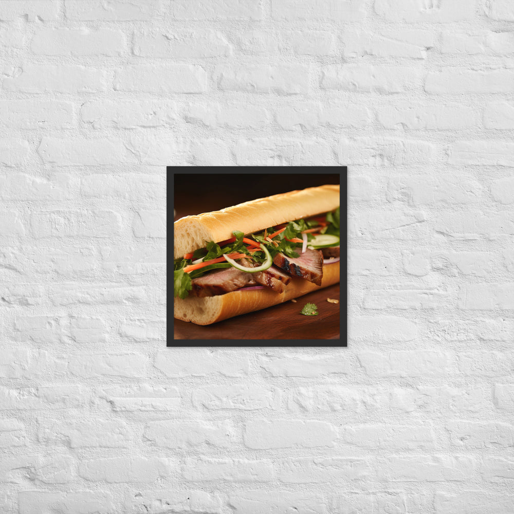 Banh Mi Framed poster 🤤 from Yumify.AI