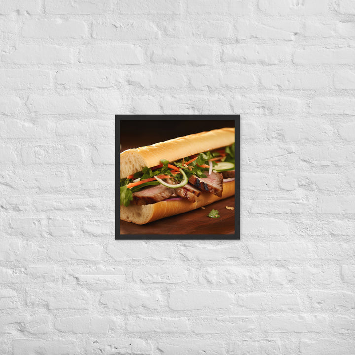 Banh Mi Framed poster 🤤 from Yumify.AI