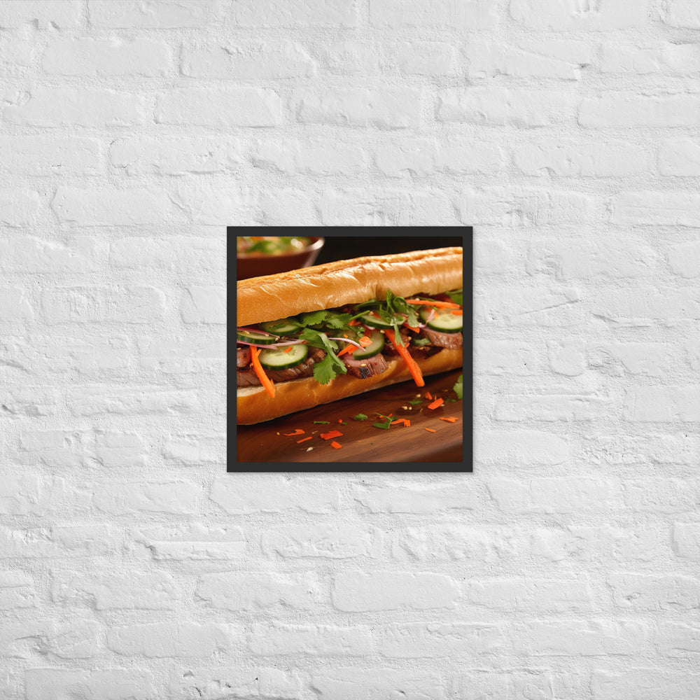 Banh Mi Framed poster 🤤 from Yumify.AI