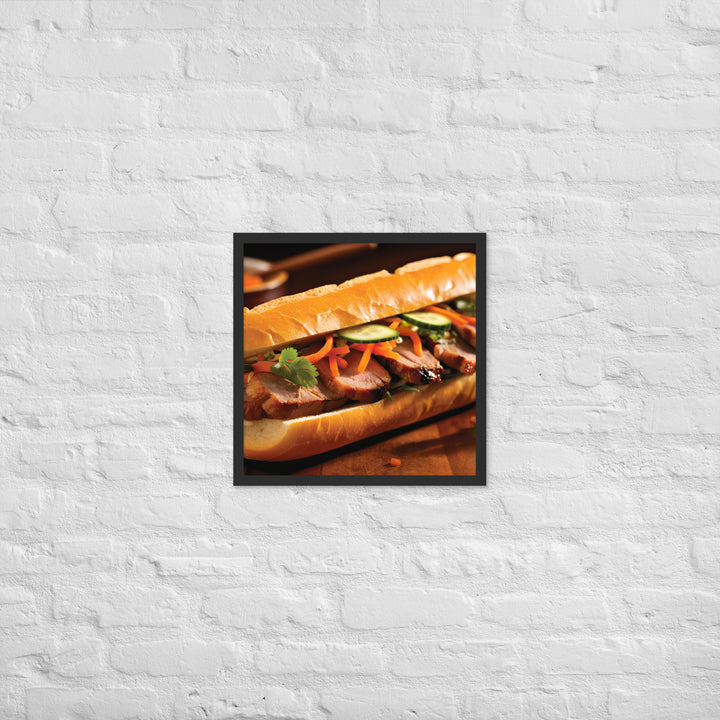 Banh Mi Framed poster 🤤 from Yumify.AI