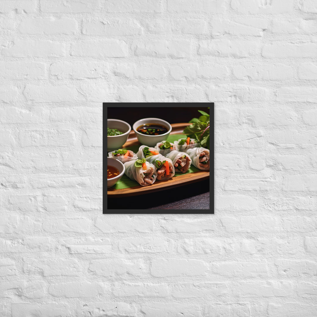 Banh Cuon Framed poster 🤤 from Yumify.AI