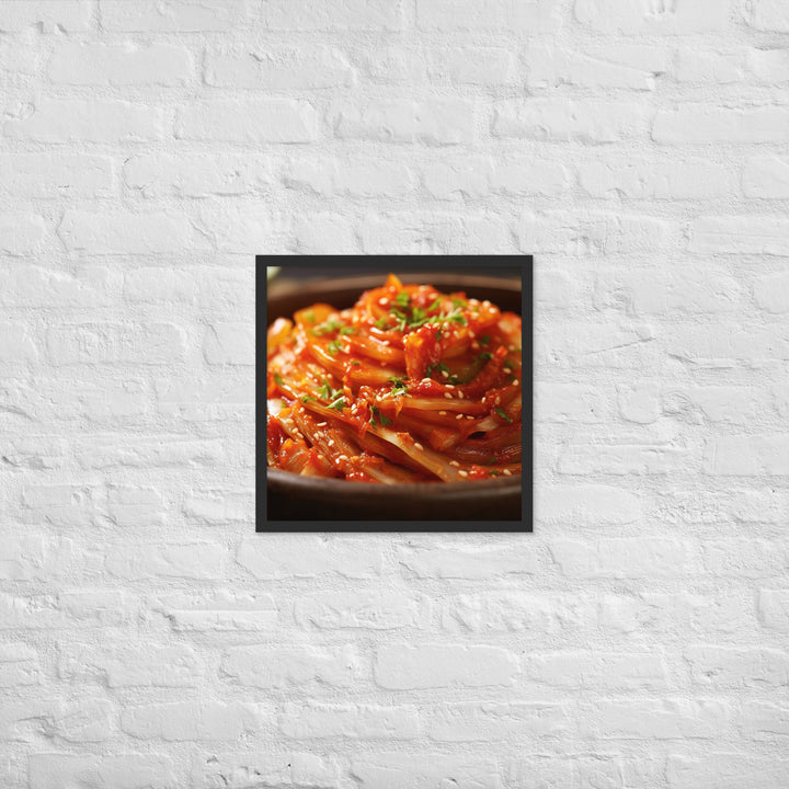 Kimchi Framed poster 🤤 from Yumify.AI