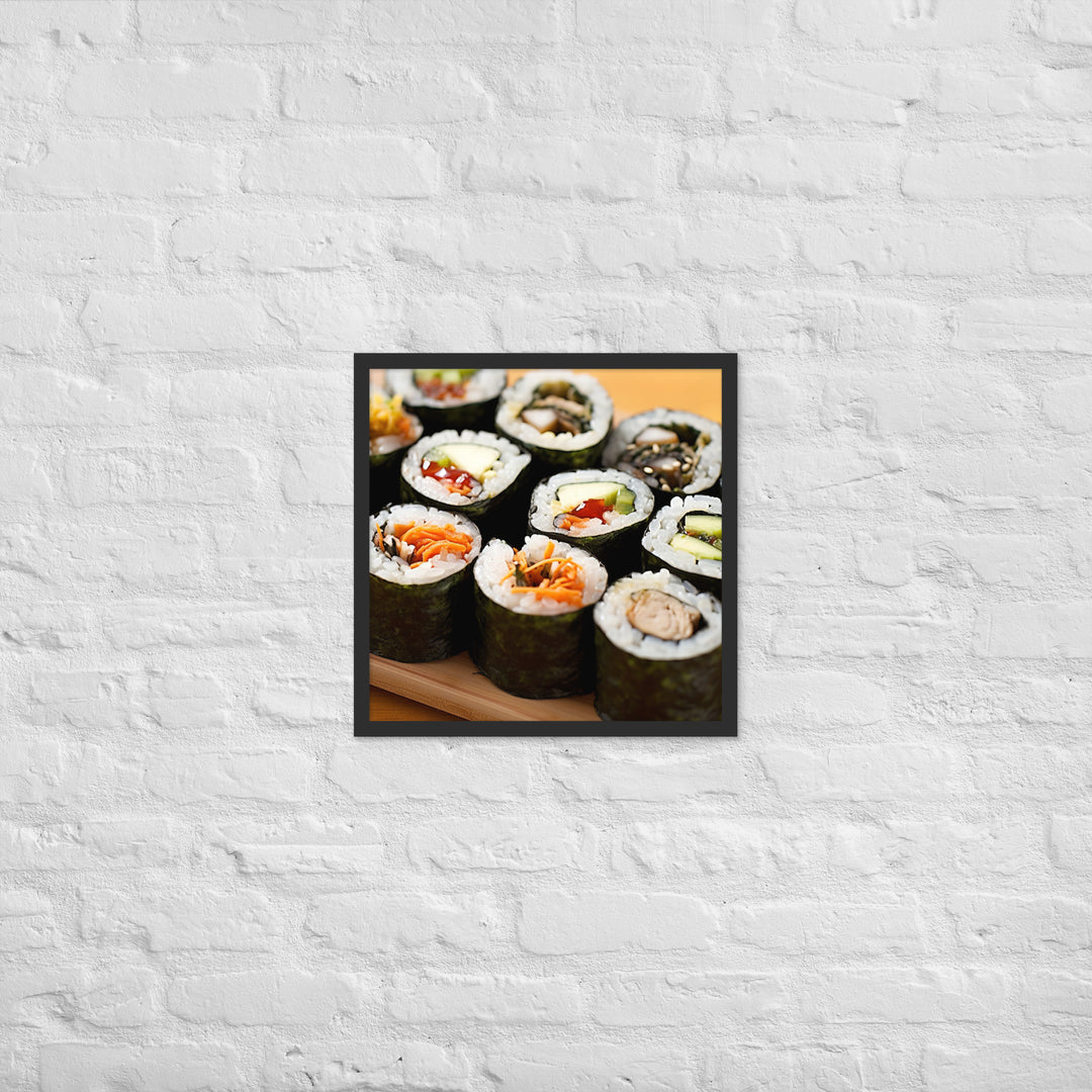 Kimbap Framed poster 🤤 from Yumify.AI