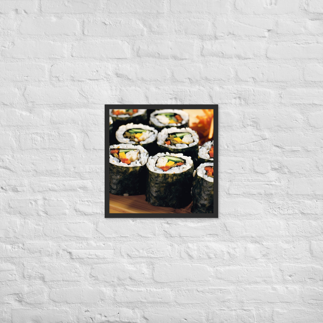 Kimbap Framed poster 🤤 from Yumify.AI