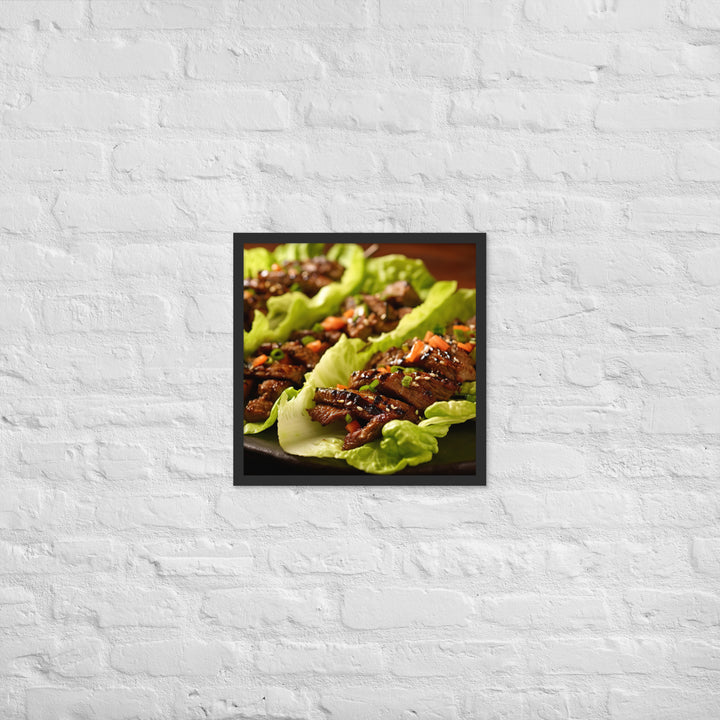 Bulgogi Framed poster 🤤 from Yumify.AI