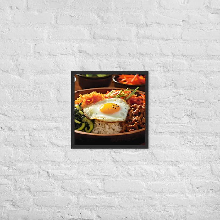 Bibimbap Framed poster 🤤 from Yumify.AI