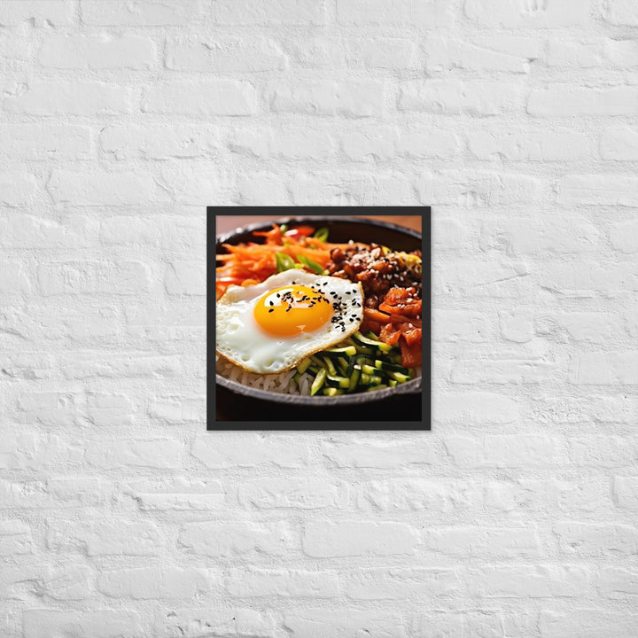 Bibimbap Framed poster 🤤 from Yumify.AI