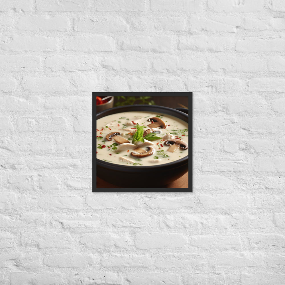 Tom Kha Gai Framed poster 🤤 from Yumify.AI