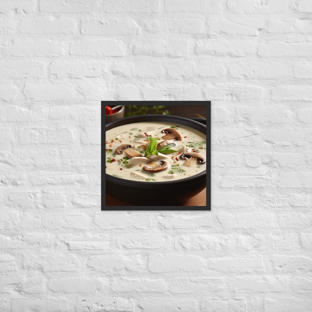 Tom Kha Gai Framed poster 🤤 from Yumify.AI