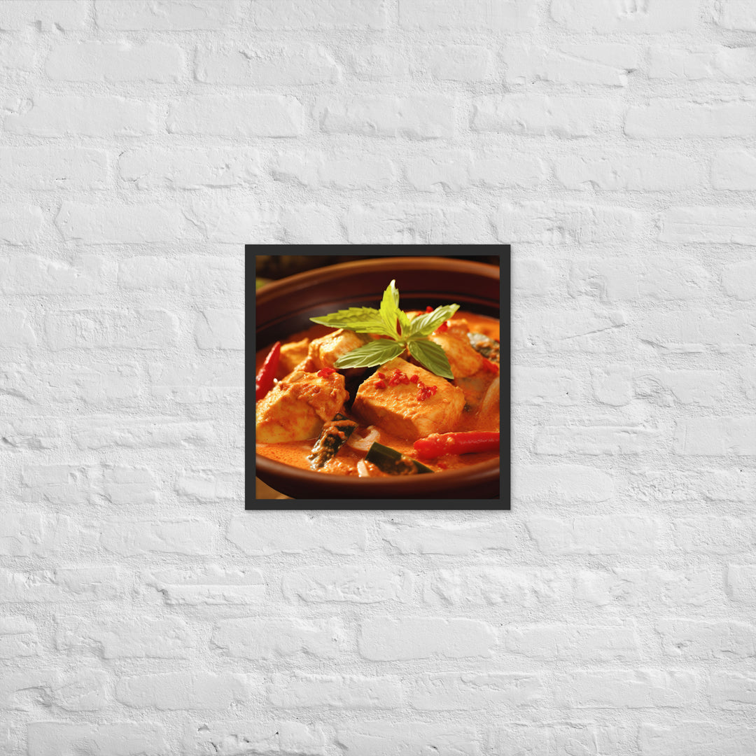 Red Curry Framed poster 🤤 from Yumify.AI