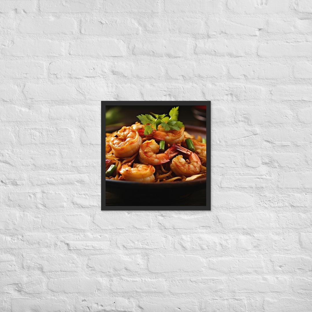 Pad Thai Framed poster 🤤 from Yumify.AI