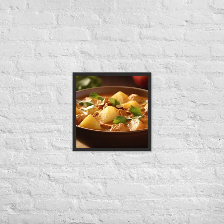 Massaman Curry Framed poster 🤤 from Yumify.AI