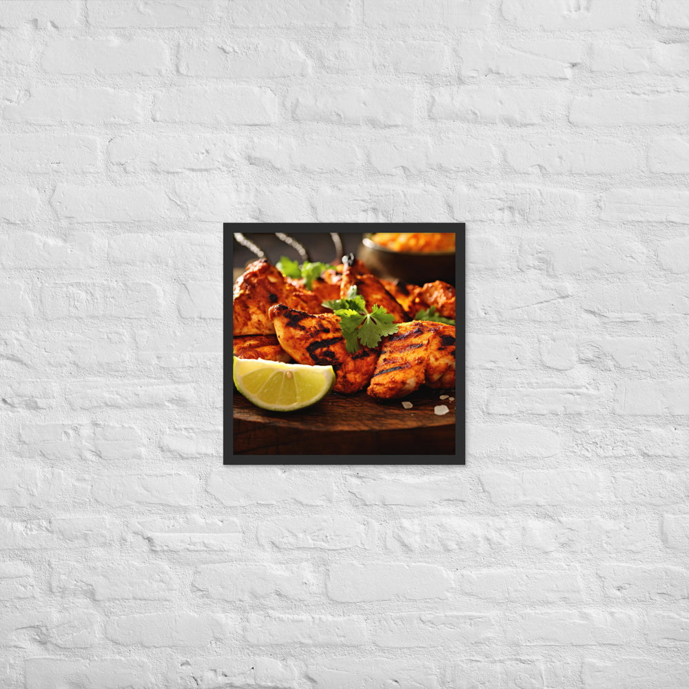 Tandoori Chicken Framed poster 🤤 from Yumify.AI