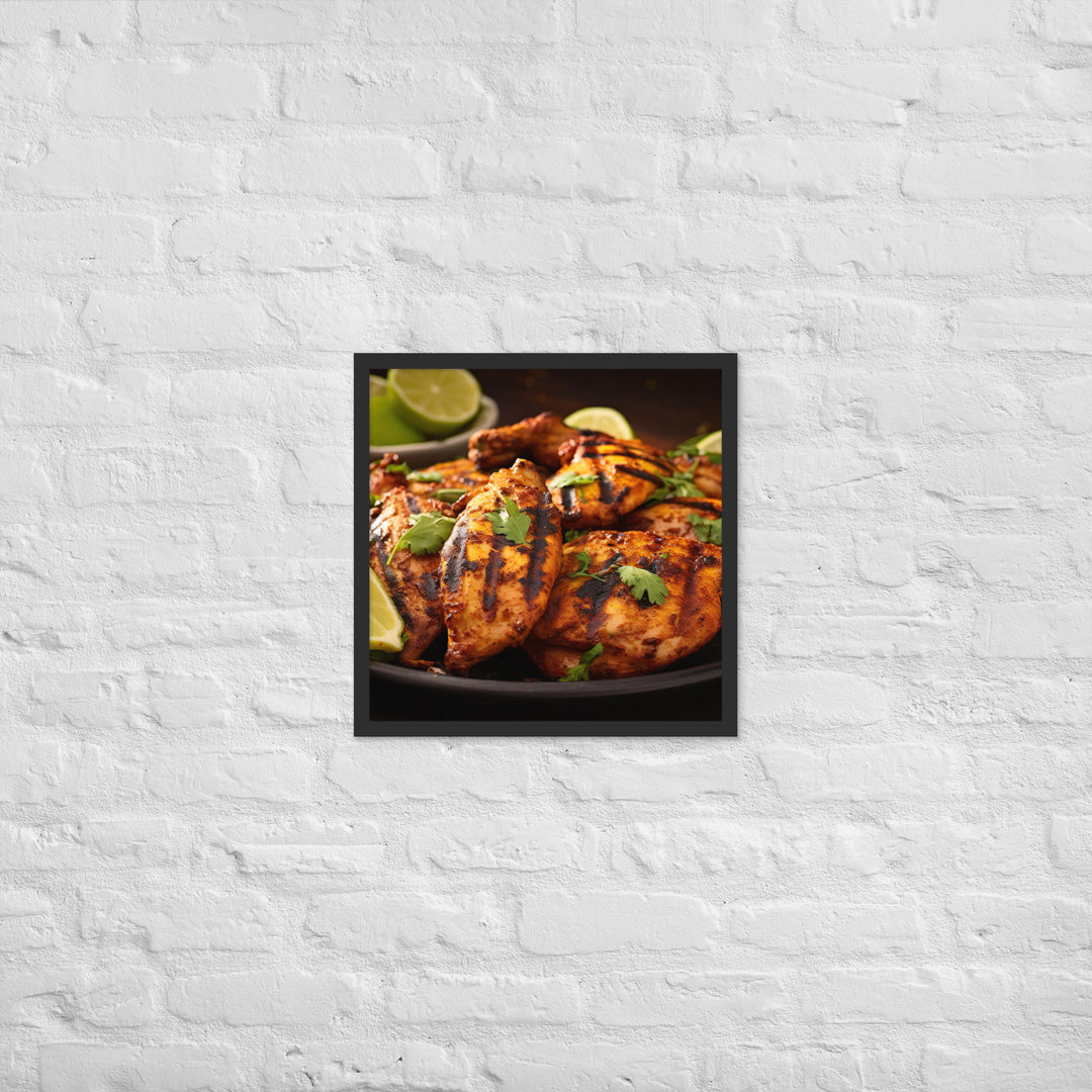 Tandoori Chicken Framed poster 🤤 from Yumify.AI