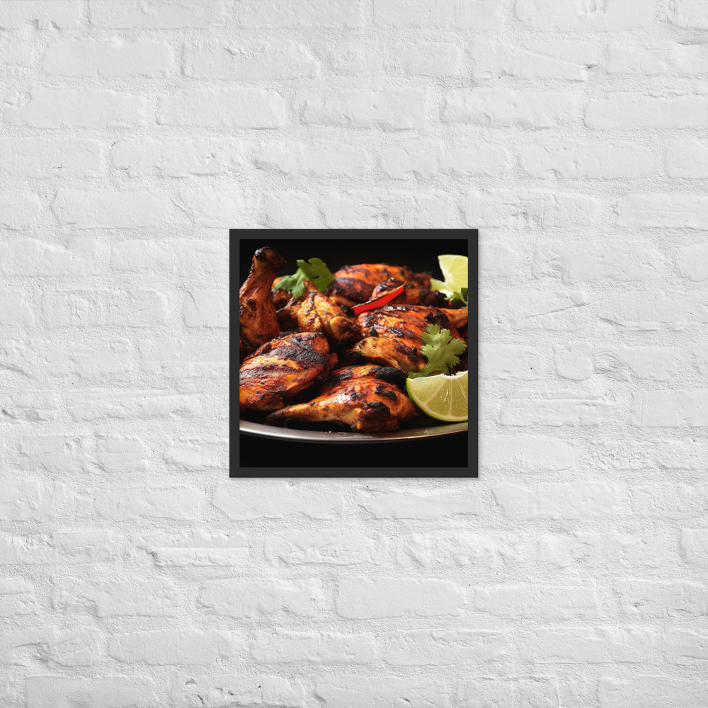 Tandoori Chicken Framed poster 🤤 from Yumify.AI