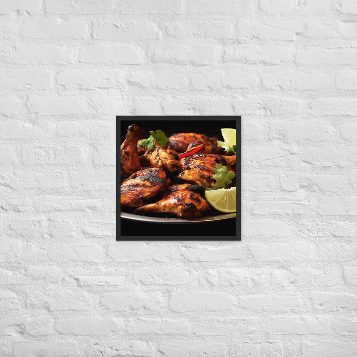 Tandoori Chicken Framed poster 🤤 from Yumify.AI