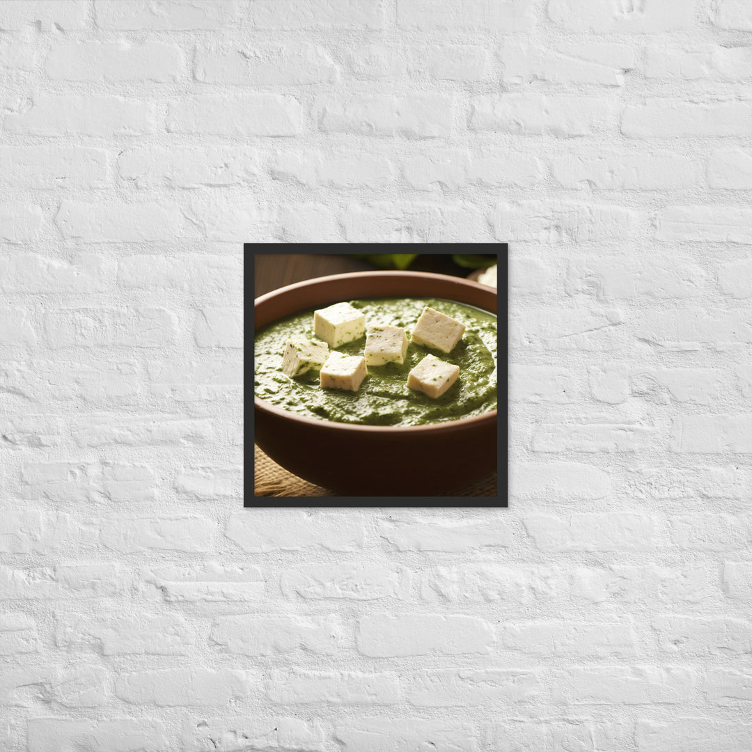 Palak Paneer Framed poster 🤤 from Yumify.AI