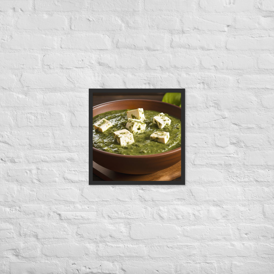 Palak Paneer Framed poster 🤤 from Yumify.AI