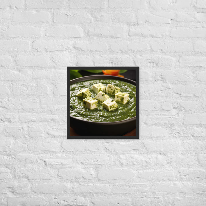 Palak Paneer Framed poster 🤤 from Yumify.AI