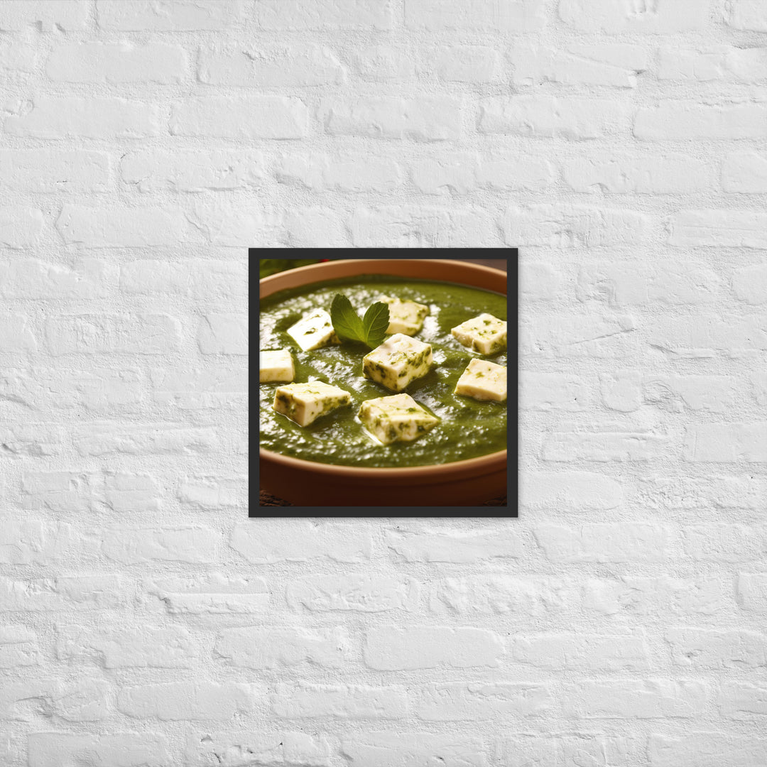 Palak Paneer Framed poster 🤤 from Yumify.AI