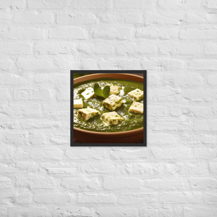 Palak Paneer Framed poster 🤤 from Yumify.AI