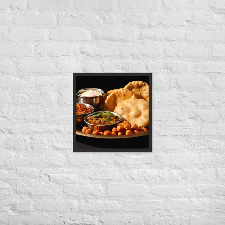 Chole Bhature Framed poster 🤤 from Yumify.AI