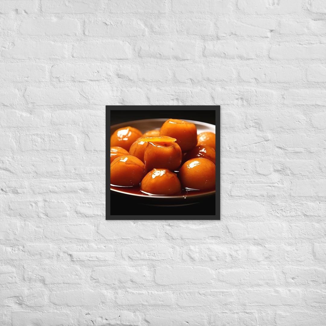 Gulab Jamun Framed poster 🤤 from Yumify.AI