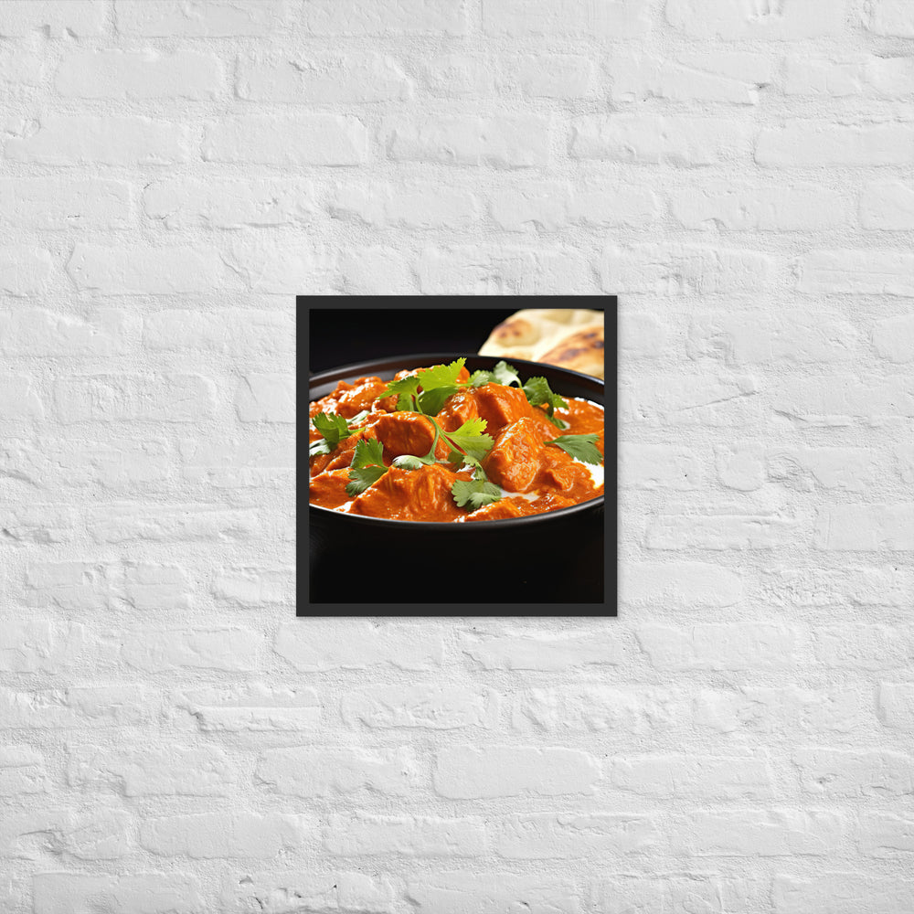 Butter Chicken Framed poster 🤤 from Yumify.AI