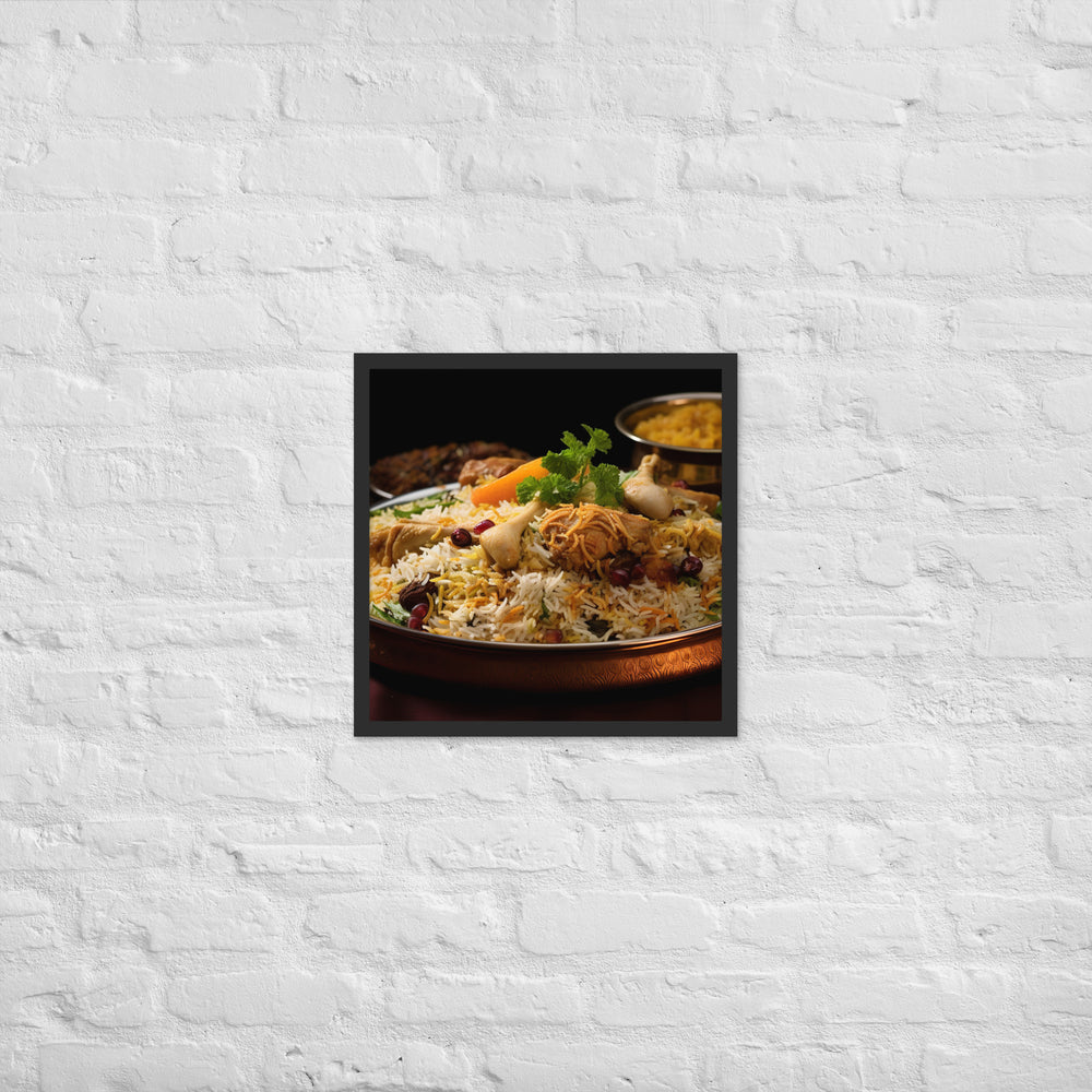 Biryani Framed poster 🤤 from Yumify.AI