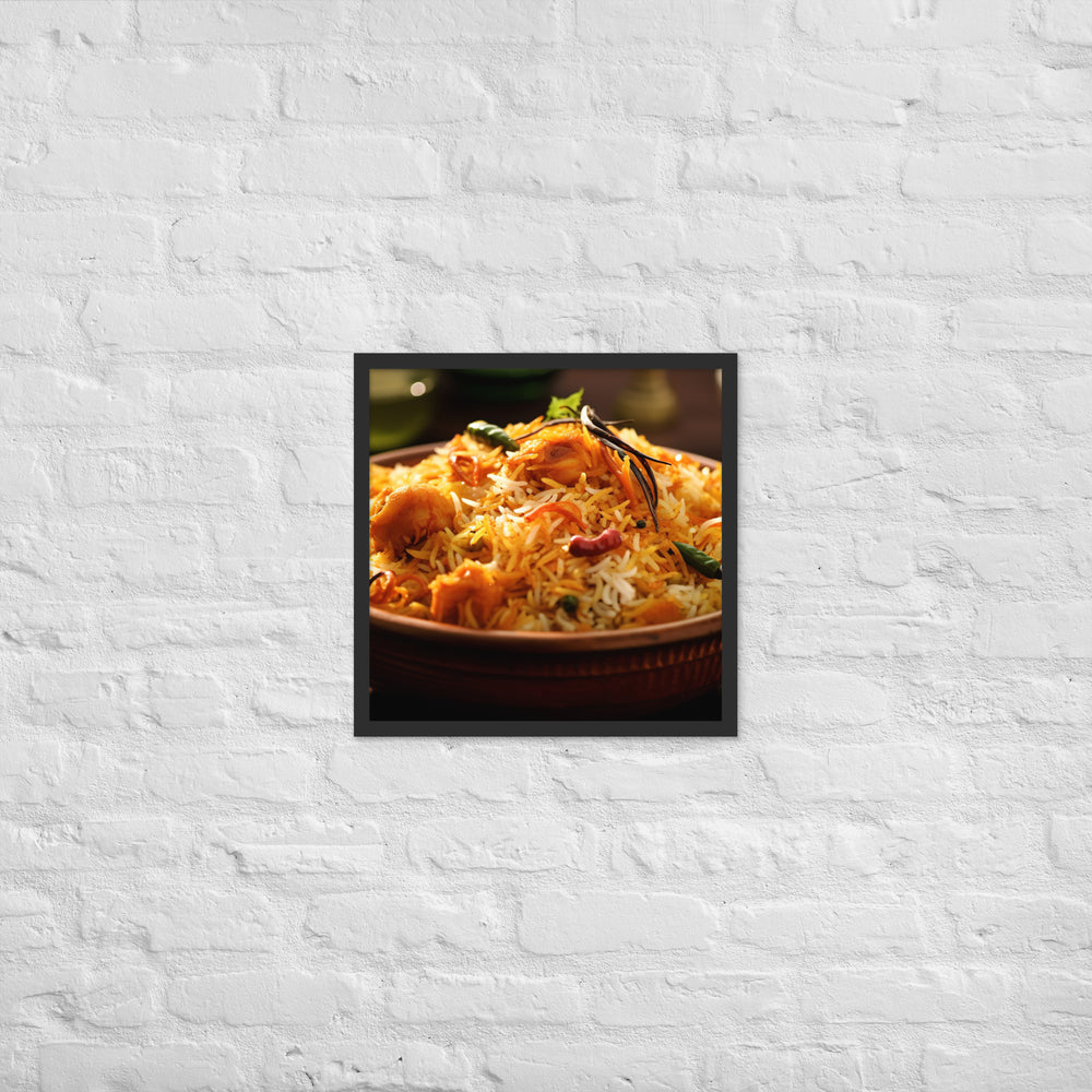 Biryani Framed poster 🤤 from Yumify.AI