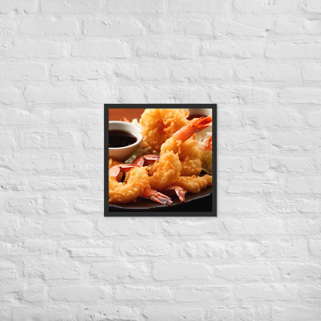 Tempura Framed poster 🤤 from Yumify.AI