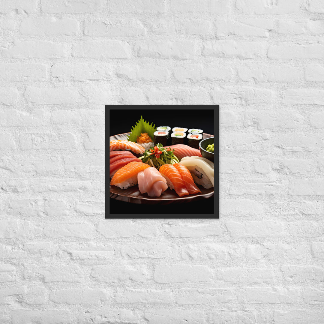 Sushi Framed poster 🤤 from Yumify.AI