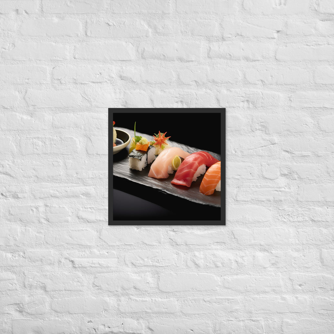 Sushi Framed poster 🤤 from Yumify.AI