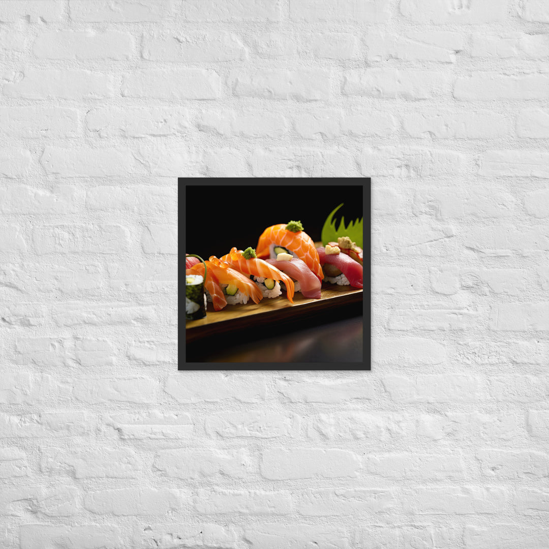 Sushi Framed poster 🤤 from Yumify.AI