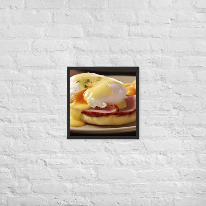 Classic Eggs Benedict Framed poster 🤤 from Yumify.AI