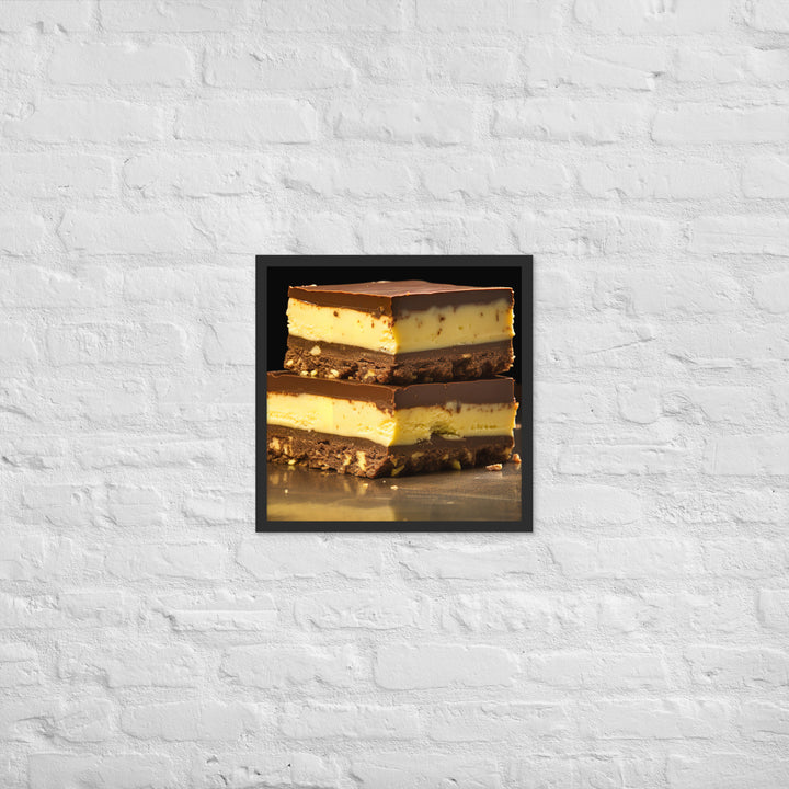 Nanaimo Bars Framed poster 🤤 from Yumify.AI