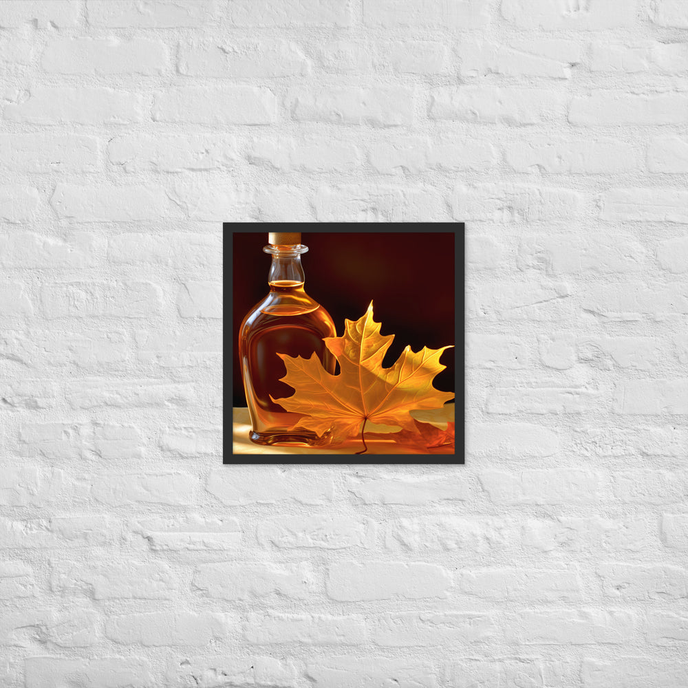 Maple Syrup Framed poster 🤤 from Yumify.AI