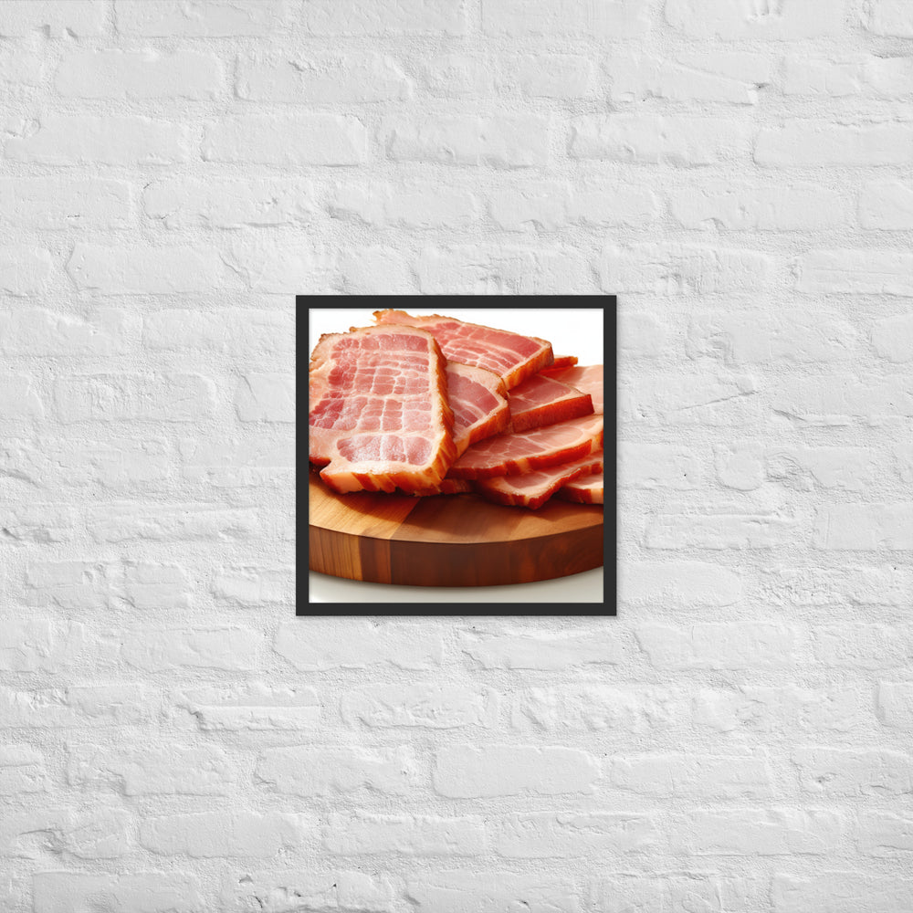 Canadian Bacon Framed poster 🤤 from Yumify.AI