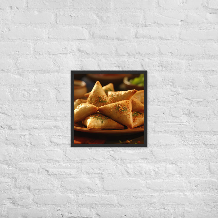 Samosa Framed poster 🤤 from Yumify.AI