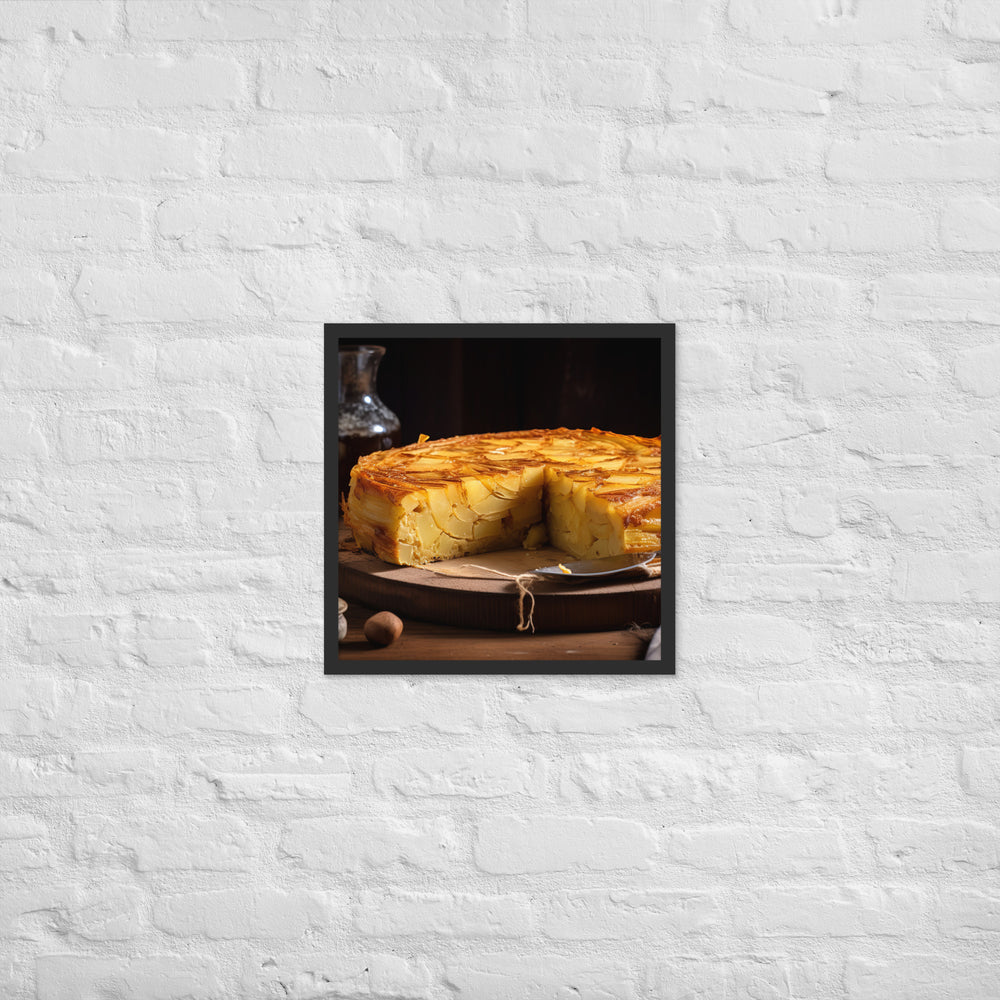 Tortilla Espaola Framed poster 🤤 from Yumify.AI