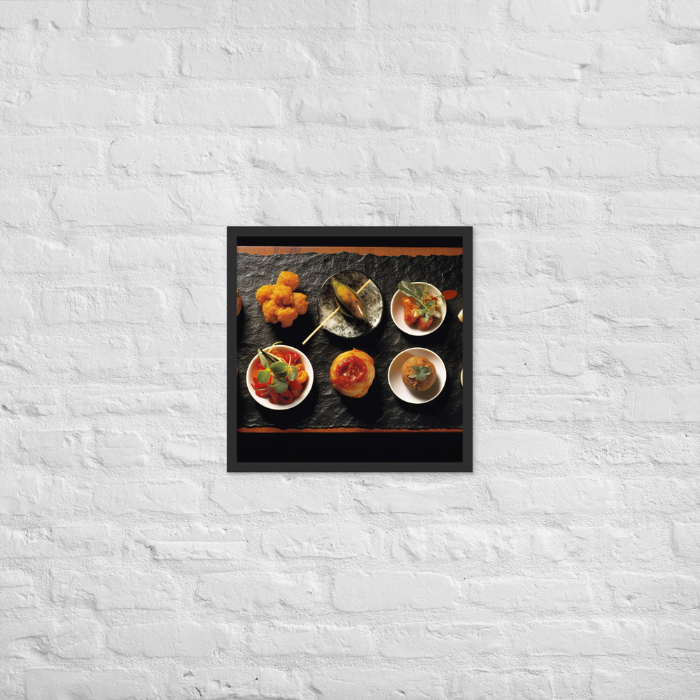 Tapas Framed poster 🤤 from Yumify.AI