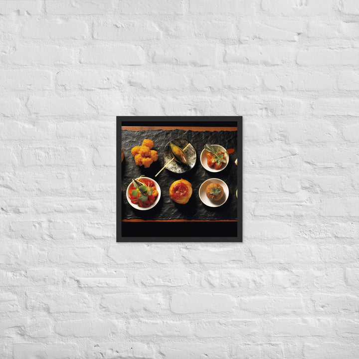 Tapas Framed poster 🤤 from Yumify.AI