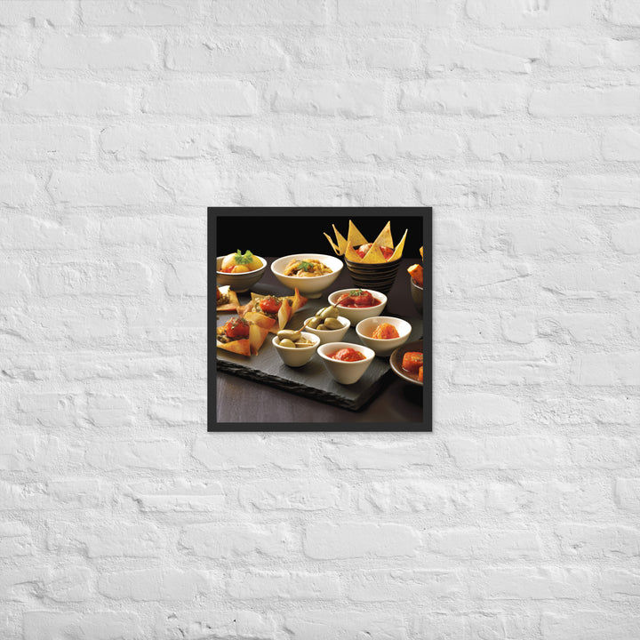 Tapas Framed poster 🤤 from Yumify.AI