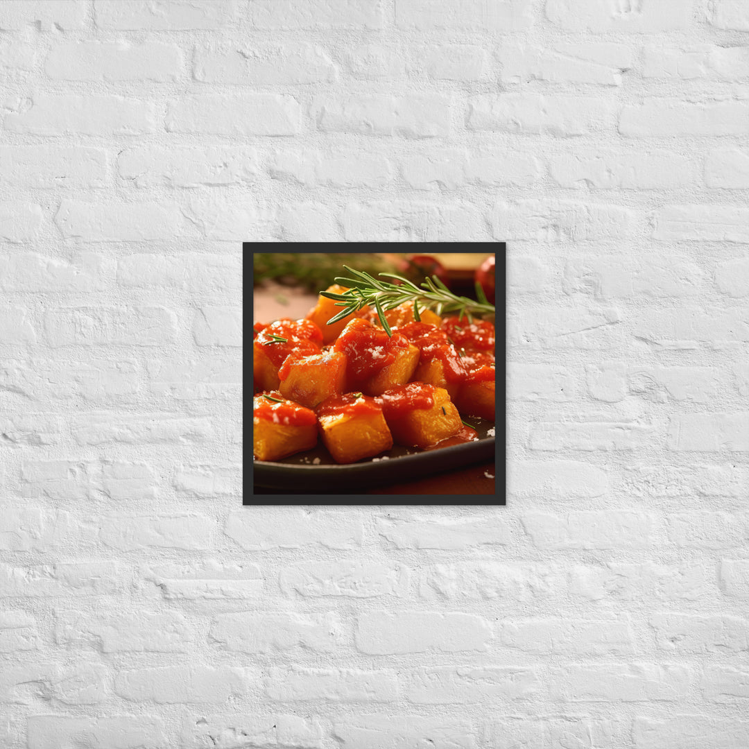 Patatas Bravas Framed poster 🤤 from Yumify.AI