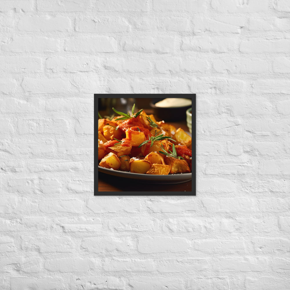 Patatas Bravas Framed poster 🤤 from Yumify.AI